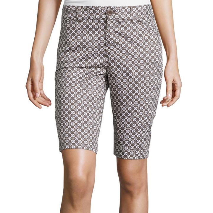 St. John's Bay Secretly Slender 11 Bermuda Shorts