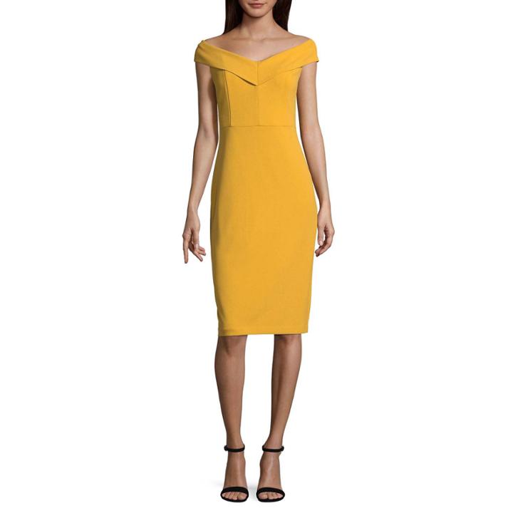 Weslee Rose Long Sleeve Sheath Dress