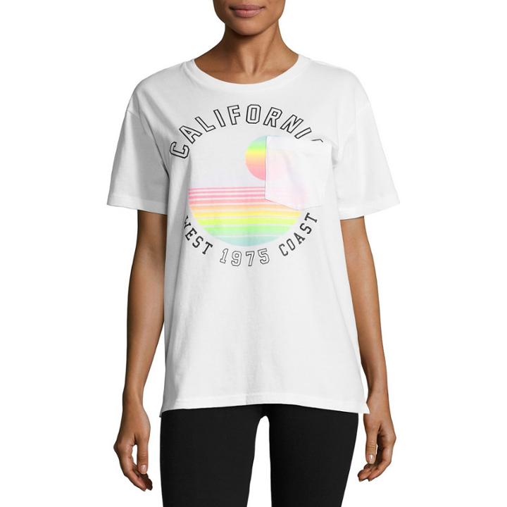 Flirtitude California Graphic T-shirt- Juniors