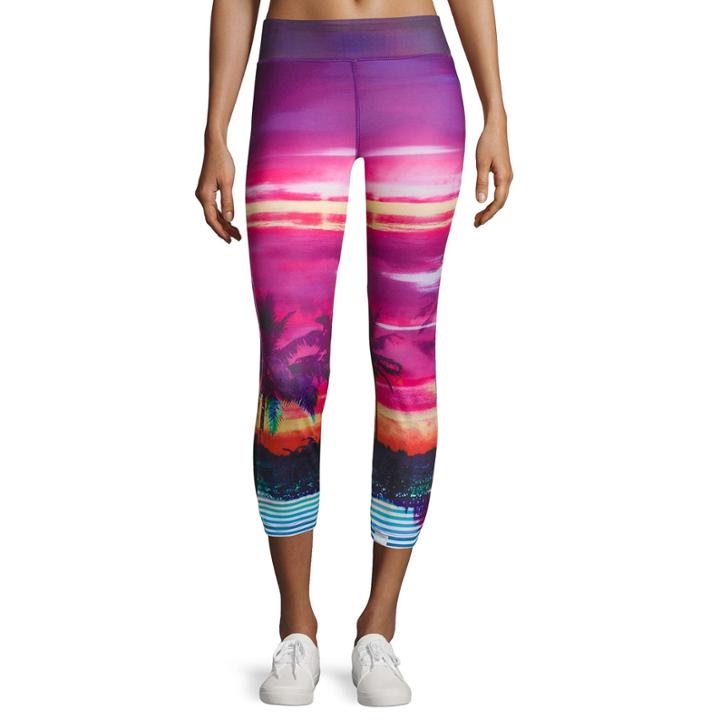 City Streets Performance Allover Print Crop Leggings - Juniors