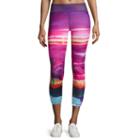 City Streets Performance Allover Print Crop Leggings - Juniors
