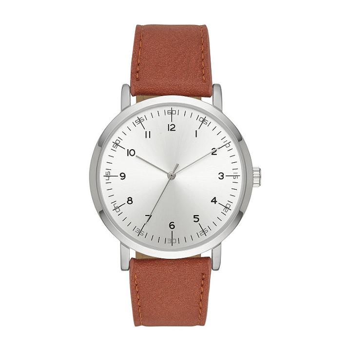 Mens Brown Strap Watch-fmdjo146