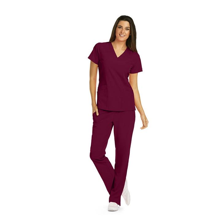 Barco One Womens V Neck Scrub Top-plus