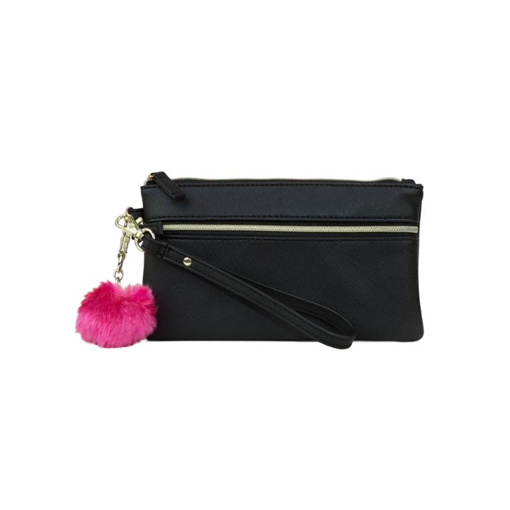 Mundi Pebble Pom Pom Wristlet