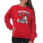 Mickey Mouse Juniors' Frightened Pose Since 1929vintage Graphic Sweatshirt