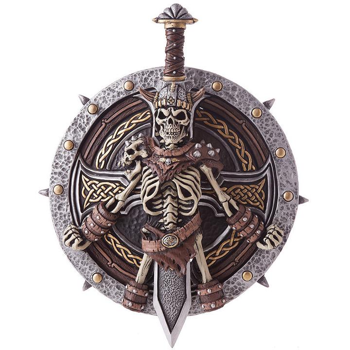 Medieval Viking Lord Sword And Shield Set