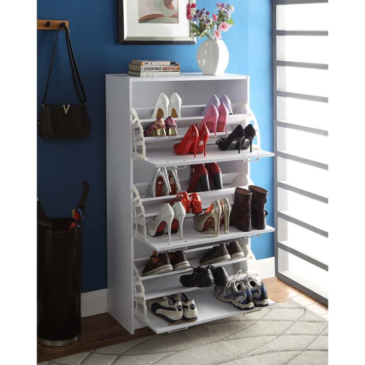 4d Concepts Deluxe Triple Shoe Cabinet