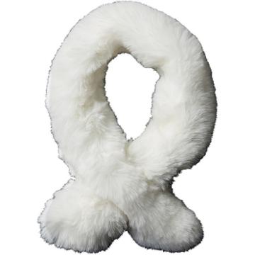 Tickled Pink White Fringe Infinity Cold Weather Scarf