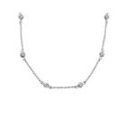 Silver Reflections&trade; Cubic Zirconia Sterling Silver Necklace