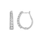 1 1/2 Ct. T.w. Round White Diamond 10k Gold Stud Earrings