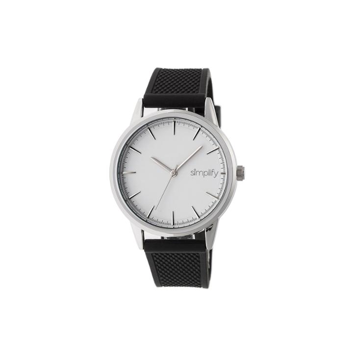 Simplify Mens Black Strap Watch-sim5201
