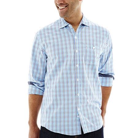 Michael Brandon Long-sleeve Small Plaid Shirt