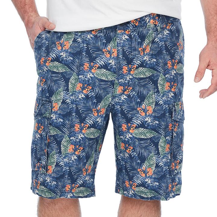 Izod Saltwater Beachtown Cargo Short Ripstop Cargo Shorts Big And Tall