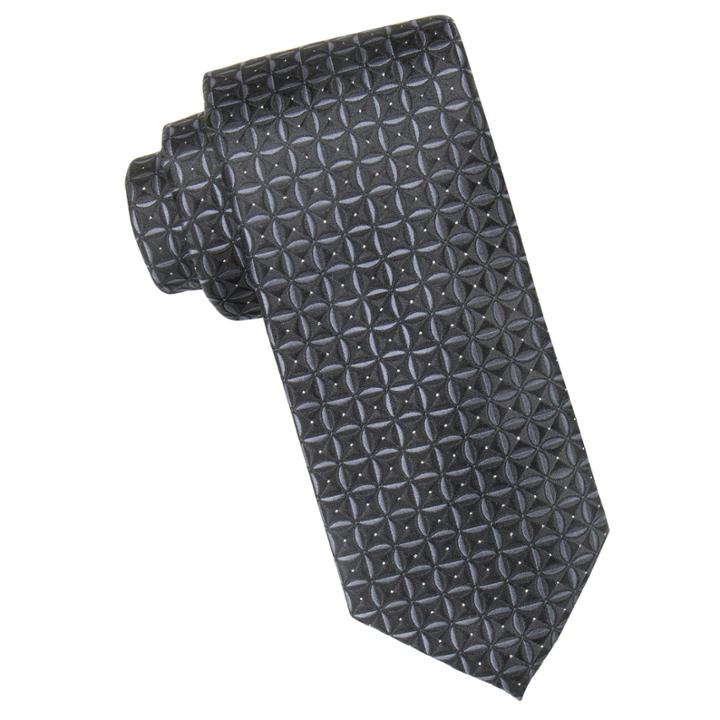 Stafford Polk Tonal Medallion Tie