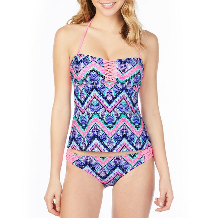 Arizona Tie Dye Tankini Swimsuit Top-juniors