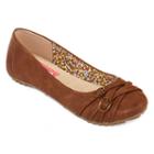 Pop Nelly Buckle Accent Ballet Flats - Wide Width