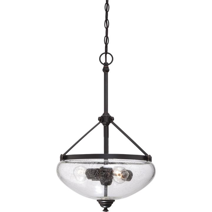 Filament Design 3-light Sudbury Bronze Pendant Hanging Dome