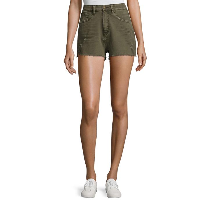 Union Bay Destructed Denim Shorts-juniors