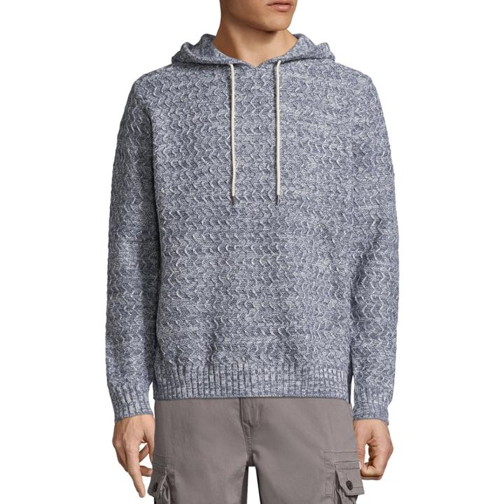 Union Bay Hooded Neck Long Sleeve Pullover Sweater