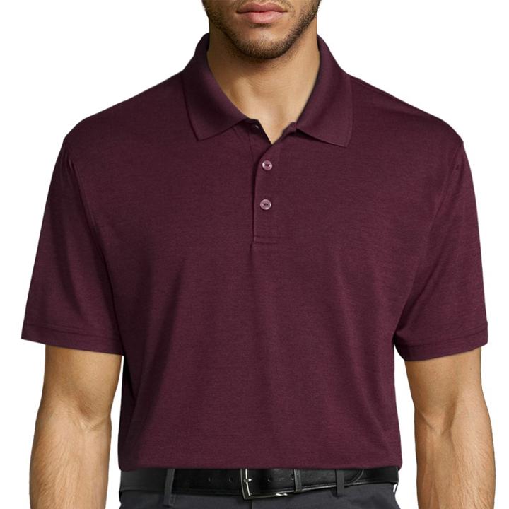 Haggar Short Sleeve Poly Polo T-shirt