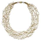 Cultured Freshwater Pearl 8-row Illusion Necklace