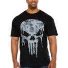 Punisher Slogan Short Sleeve Punisher Graphic T-shirt-big And Tall