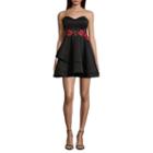 B. Darlin Sleeveless Embroidered Skater Dress-juniors