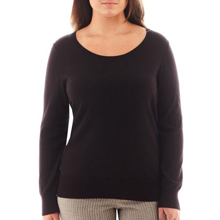 Worthington Crewneck Pullover Sweater - Plus