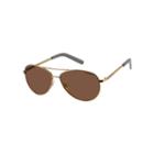 Liz Claiborne Garnet Polarized Aviator Sunglasses