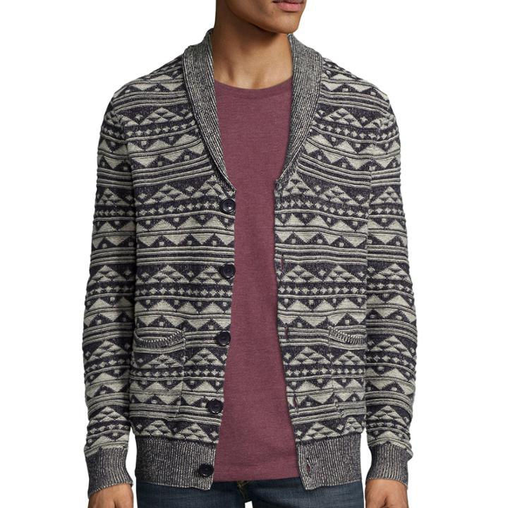 Arizona Long-sleeve Aztec Cardigan Sweater