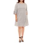 Alyx 3/4 Sleeve Sweater Dress-plus