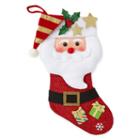 North Pole Trading Co. Christmas Cheer Santa Christmas Stocking