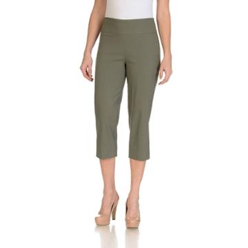 Larry Levine Slim Crop Pant - Plus