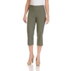 Larry Levine Slim Crop Pant - Plus