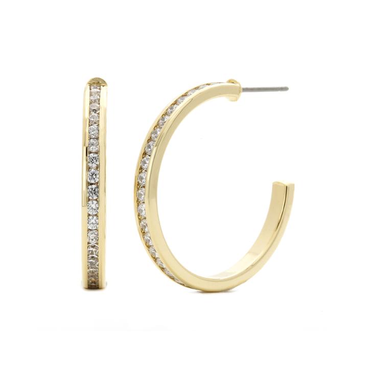 Sparkle Allure&trade; Cubic Zirconia Hoop Earrings