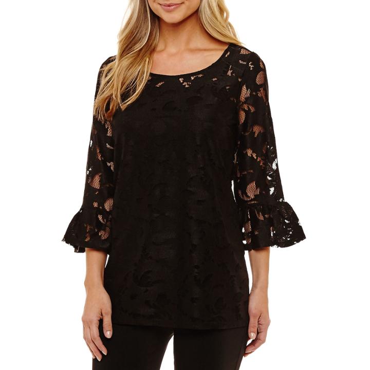 Rafaella Bell Sleeve Lace Tunic
