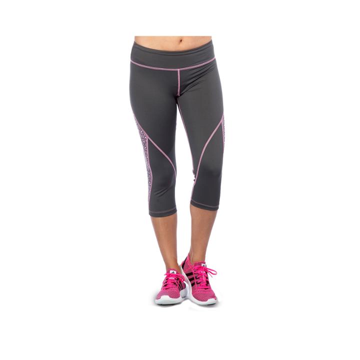 Pl Movement By Pink Lotus Lace Inset Capris