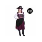 Buyseasons Burgundy Pirate Wench Adult Costume