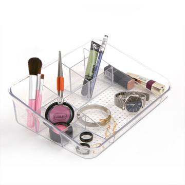 Mind Reader Acrylic 7-compartment Cosmetic Organizer