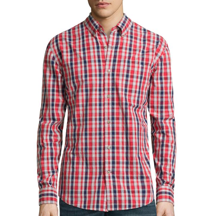 St. John's Bay Long-sleeve Legacy Poplin Sport Shirt