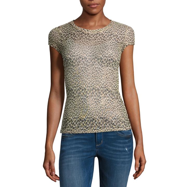 T.d.c Short Sleeve Printed Mesh Tee
