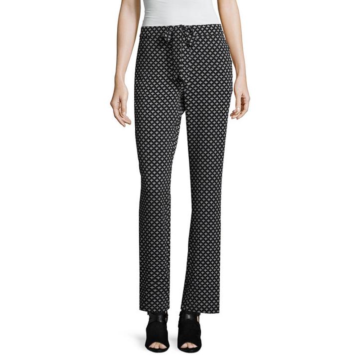 Libby Edelman Diamond Print Soft Pants