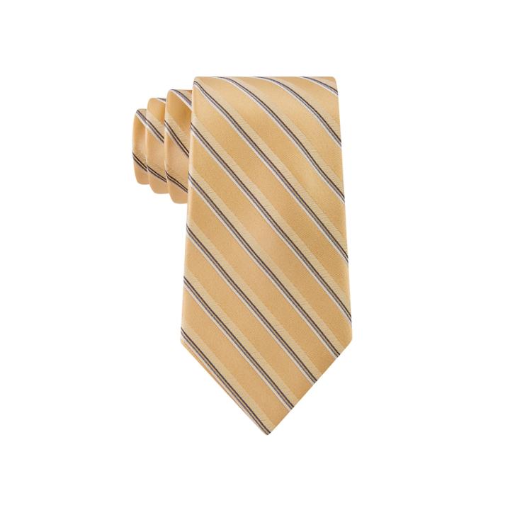 Stafford Lakeside Stripe Silk Tie - Extra Long