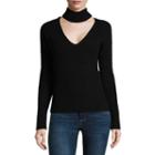 Almost Famous Long Sleeve Cowl Neck Pullover Sweater-juniors