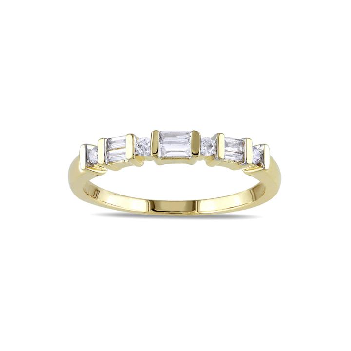 1/5 Ct. T.w. Diamond 10k Yellow Gold Anniversary Ring