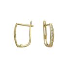 Petite Lux&trade; Cubic Zirconia Graduated Hoop Earrings