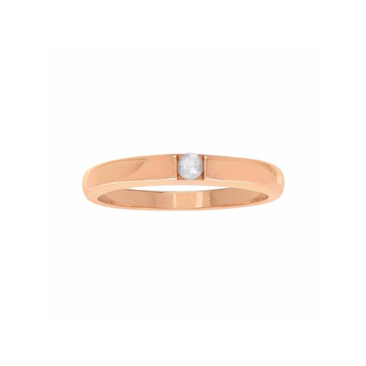 Womens Diamond Accent Genuine White Diamond 18k Gold Over Silver Band