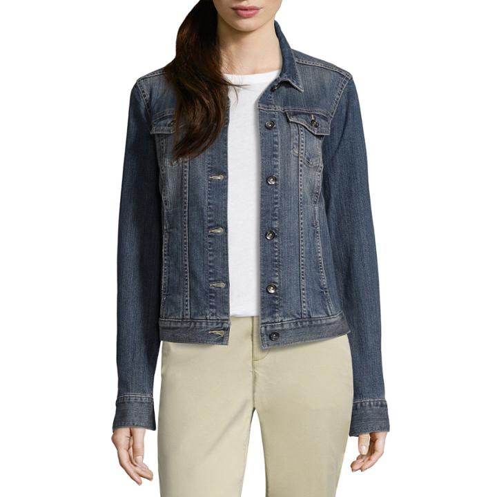Liz Claiborne Denim Jacket-tall