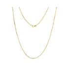 14k Gold .75mm Box Chain Necklace