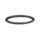 Personally Stackable Black Sterling Silver Stackable 1.5mm Satin Ring